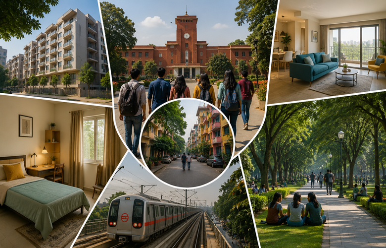 Best Places to Live Near Delhi University North Campus